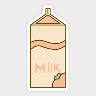 Peach milk Sticker